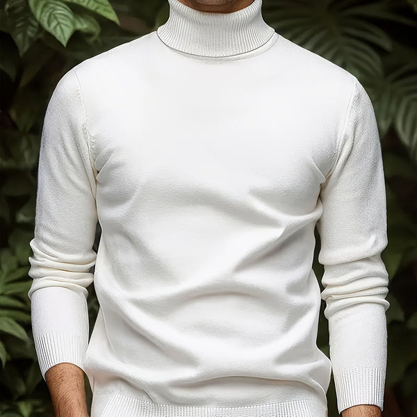 Suéter Cuello Alto Viscosa Hombre - Versátil y Suave - Image 7