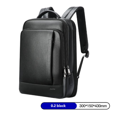 Mochila de Cuero Premium para Hombre - Bolsa de Negocios y Computadora - Image 5