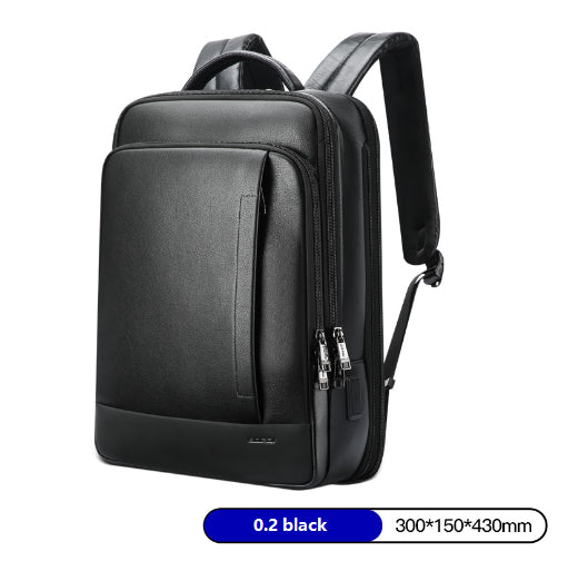 Mochila de Cuero Premium para Hombre - Bolsa de Negocios y Computadora - Image 5