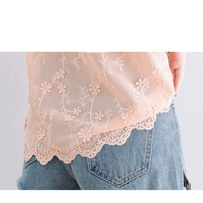 Blusa Chiffon Jacquard Elegante para Mujer - Image 12