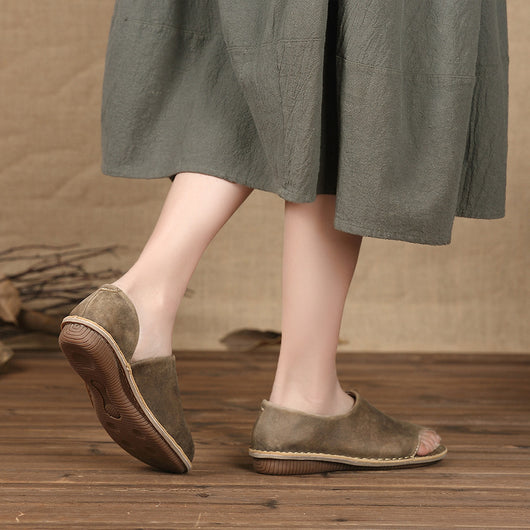 Sandalias de Cuero Artesanales para Mujer con Diseño de Pez - Image 8