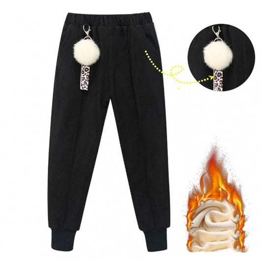 Pantalones Infantiles de Algodón y Lana para Niños Grandes - Image 13