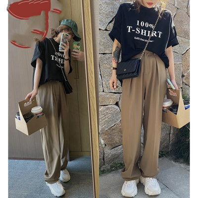 Pantalones Khaki Efecto Adelgazante con Corte Drapeado - Image 10