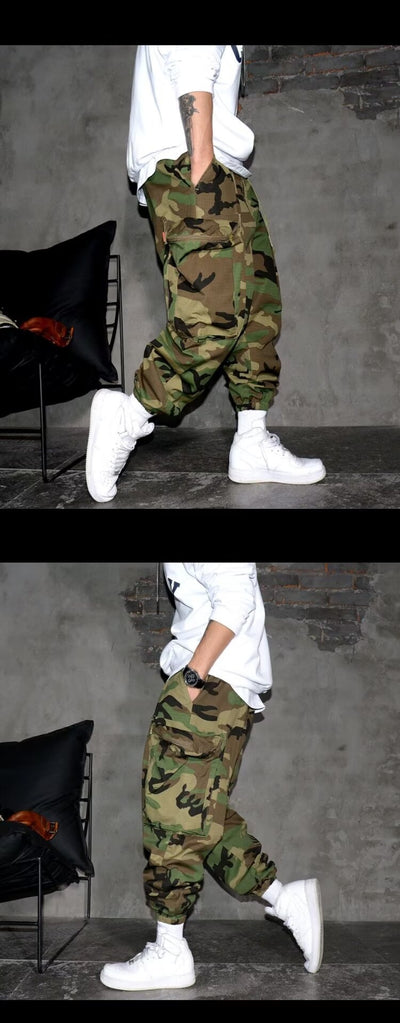 Pantalones de Trabajo Casual Camuflaje Retro para Hombre - Image 22