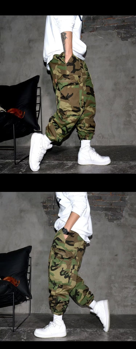 Pantalones de Trabajo Casual Camuflaje Retro para Hombre - Image 22