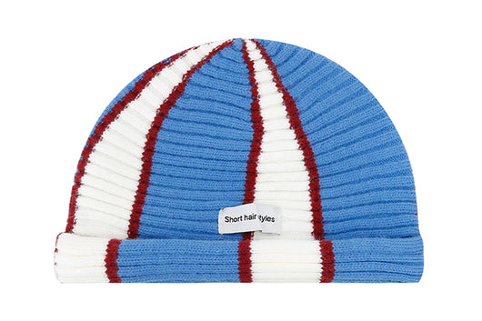 Gorro Tejido Rayado Colorblock Estilo Occidental - Image 14