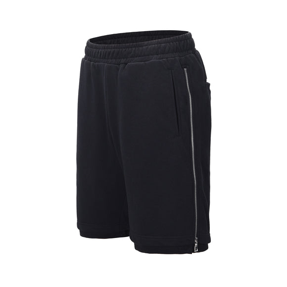 Shorts con Doble Capa y Cierre de Cremallera - Diseño Moderno