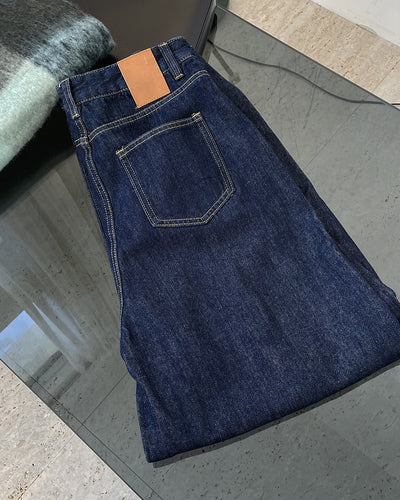 Jeans Cintura Alta Pierna Ancha Casual para Mujer - Image 10
