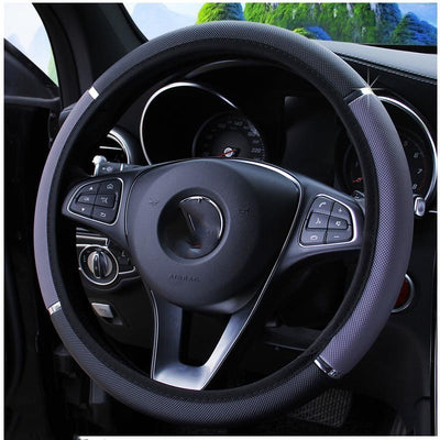 Funda de Volante con Espuma Metálica Premium para Automóvil - Image 3