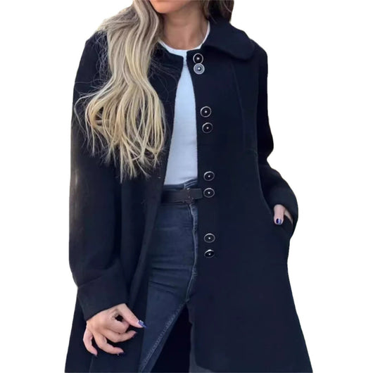 Abrigo de Lana con Forro Polar para Otoño e Invierno - Image 5