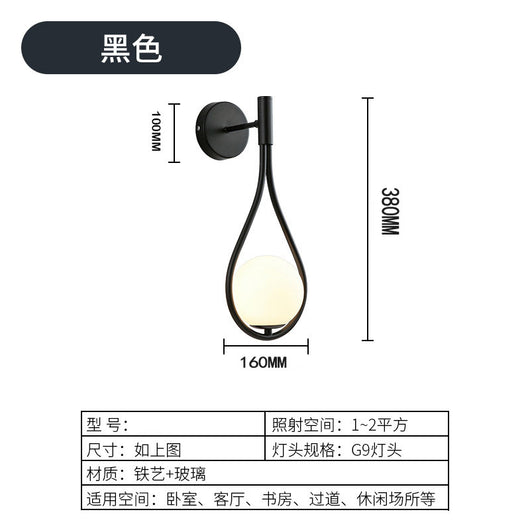Lámpara LED de Pared Nórdica para Dormitorio - Diseño Dorado Elegante - Image 7