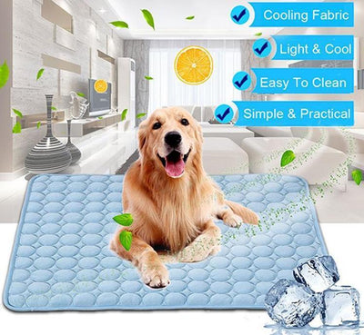 Cama Refrescante de Seda Helada para Perros y Gatos