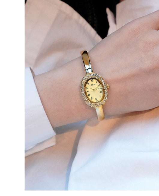 Reloj Pulsera Mujer Diseño Ovalado Elegante - Image 8