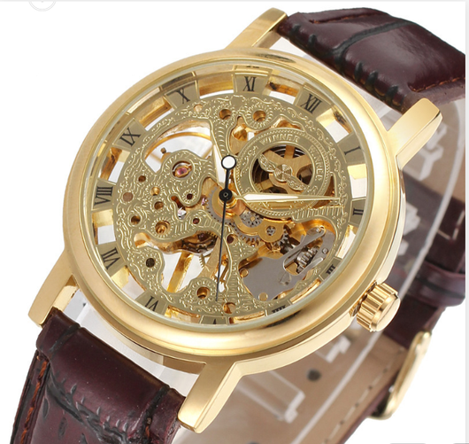 Reloj Mecánico Hombre Estilo Retro Romana con Diseño Hueco - Image 13
