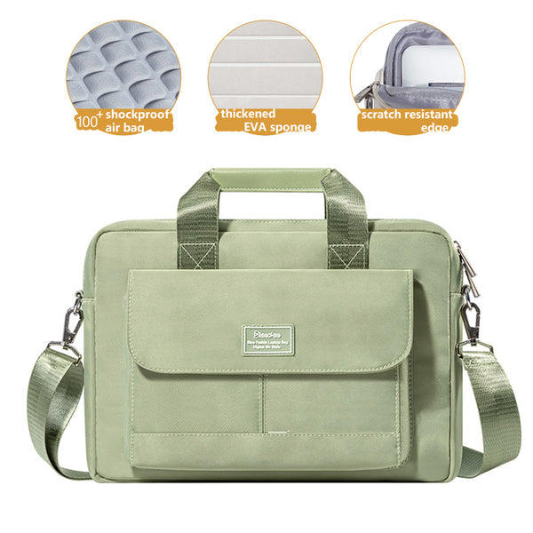Maletín para Laptop de Diseño Minimalista y Colores Sólidos