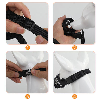 Bozal de Seguridad para Perros Pequeños y Grandes - Previene Mordidas y Lamidas - Image 10