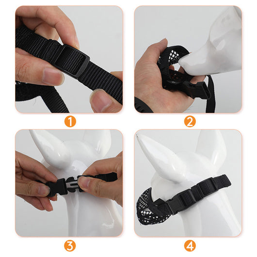 Bozal de Seguridad para Perros Pequeños y Grandes - Previene Mordidas y Lamidas - Image 10