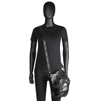 Bolso Bandolera Punk Calavera Multifuncional - Image 8