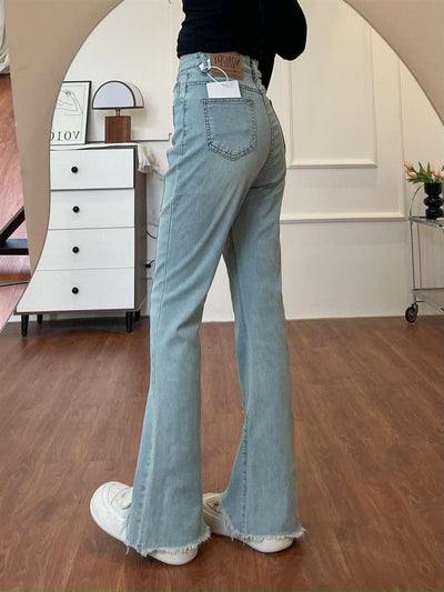 Jeans Plus Size para Mujer con Detalles de Corte y Borlas - Image 20