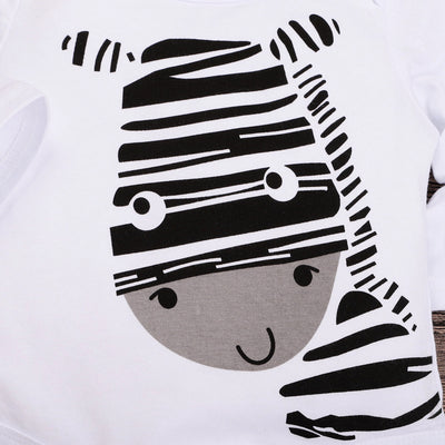 Pijama Enterizo para Bebé con Estampado Cebra - Manga Larga - Image 14
