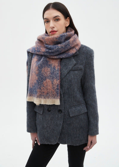 Bufanda Corta Estampado Jacquard para Hombre y Mujer - Otoño e Invierno - Image 33