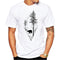Camiseta Casual Hombre Oso del Bosque Manga Corta