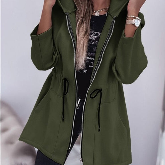 Abrigo Hoodie Casual para Mujer - Colección Otoño Invierno