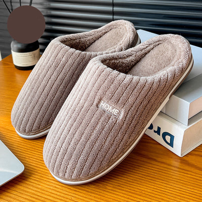 Pantuflas de Algodón Cálidas con Suela Antideslizante para Pareja - Image 10