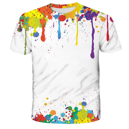Camiseta Casual Hombre Mesh sin Cuello Manga Corta - Image 2
