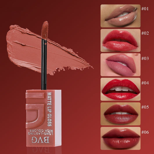 Set de Lacas de Labios Mate Larga Duración - Fórmula Antidesvanecimiento - Image 11