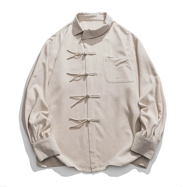 Camisa Tang Retro Fusión Moderna - Estilo Chino Contemporáneo