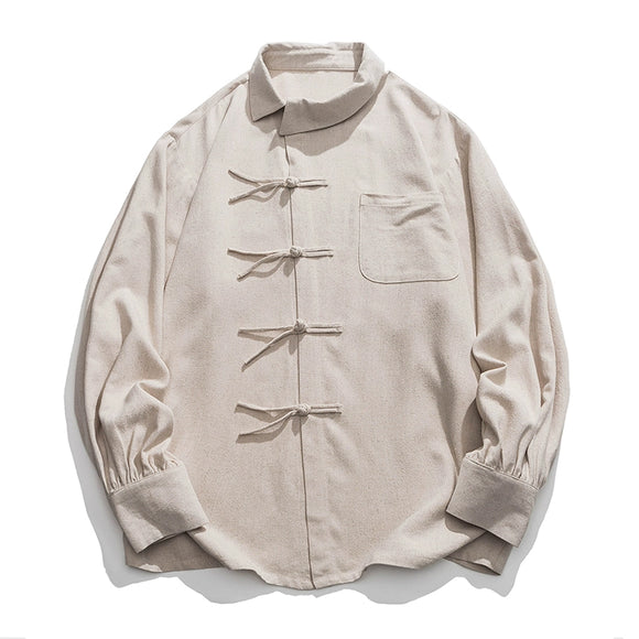 Camisa Tang Retro Fusión Moderna - Estilo Chino Contemporáneo