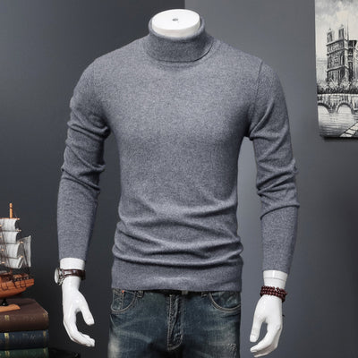 Suéter Cuello Alto Hombre Lana Merino Tejido Cálido - Image 16