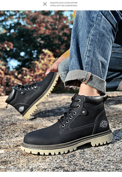 Botas Casuales Martin de Cuero Genuino para Hombre - Caña Media - Image 12