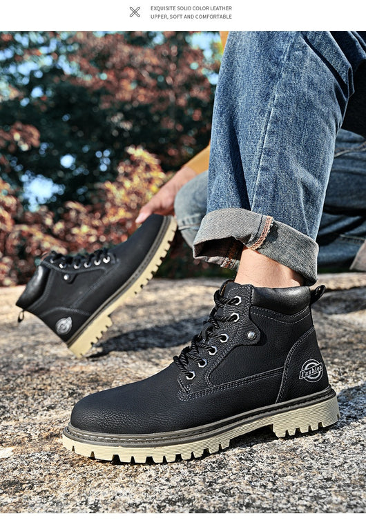 Botas Casuales Martin de Cuero Genuino para Hombre - Caña Media - Image 12