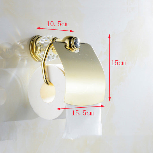 Dispensador de Papel Higiénico y Toallas de Mano Dorado Premium - Image 6