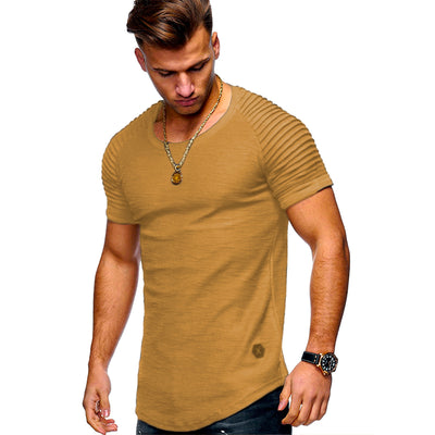 Camiseta Slim Fit Cuello Redondo Hombre - Colores Sólidos - Image 10