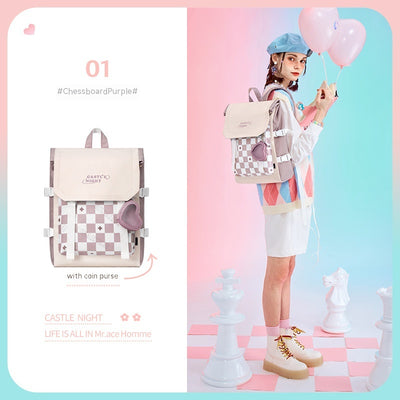 Mochila Escolar Flip de Gran Capacidad para Niñas - Image 3