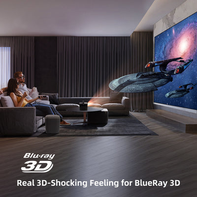 Proyector de Cine en Casa 3D Recargable con Resolución Full HD - Image 6