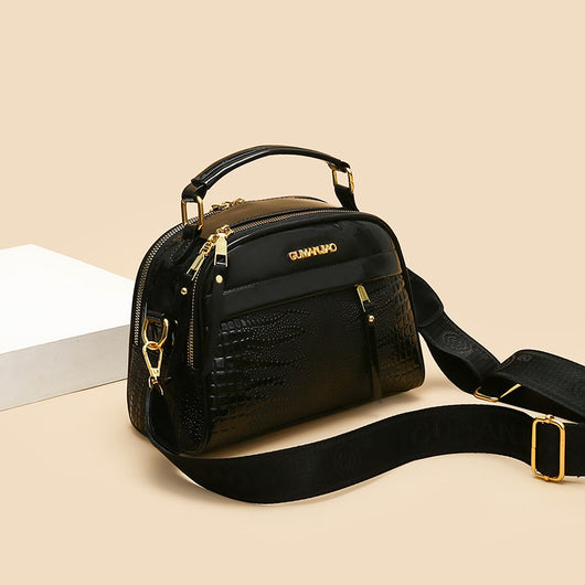 Bolso Mamá Grande de Capacidad Amplia - Bolsa Práctica Mujer Color Sólido - Image 6