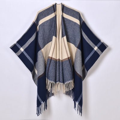 Chal con Borlas y Diseño Escocés Jacquard - Image 11