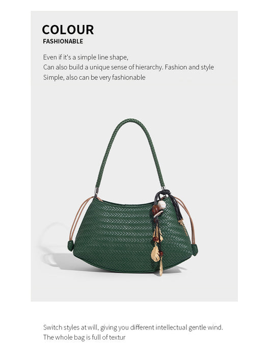 Bolso Tejido Axilar Commuter - Cartera Versátil de Hombro - Image 15