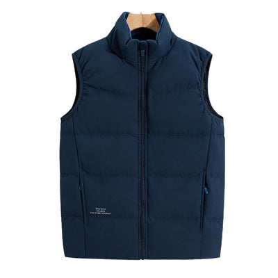 Chaleco Acolchado Talla Grande con Cuello Mao - Image 9