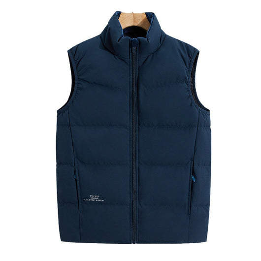 Chaleco Acolchado Talla Grande con Cuello Mao - Image 9