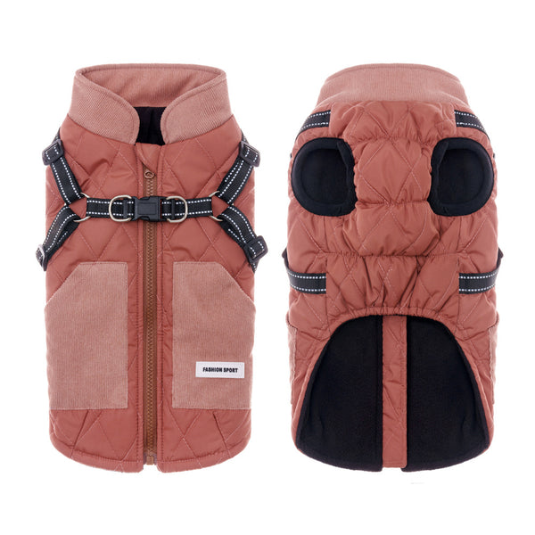 Abrigo Impermeable para Perros Pequeños - Invierno y Otoño con Forro Térmico