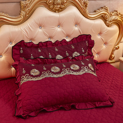 Funda de Almohada Acolchada con Encaje Reforzada - Image 26