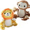 Pack de Juguetes Chirriantes para Perros Medianos y Grandes - Peluches Multicolores con Sonido