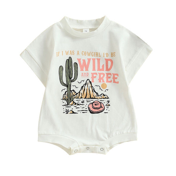 Jumpsuit Infantil con Estampado de Cactus - Cuello Redondo - Image 5