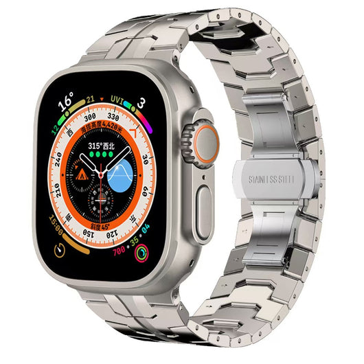 Reloj Inteligente Bow Buckle IWatch 8 Acero Inoxidable con Correa Metálica - Image 13