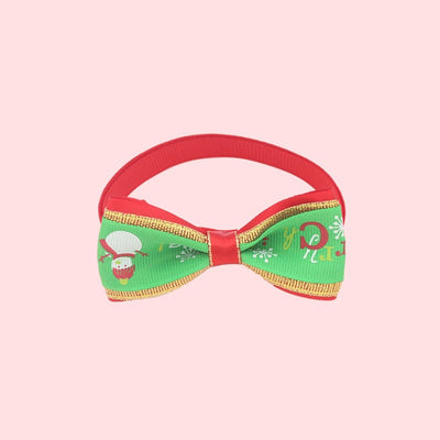 Collar Navideño Ajustable para Gato y Perro con Pajarita - Image 3
